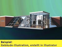 Geb&auml;ude-Illustration